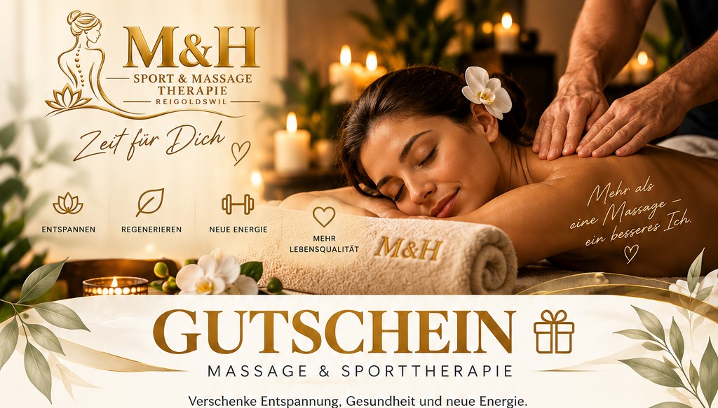 M&H Gutschein – Massage und Sporttherapie