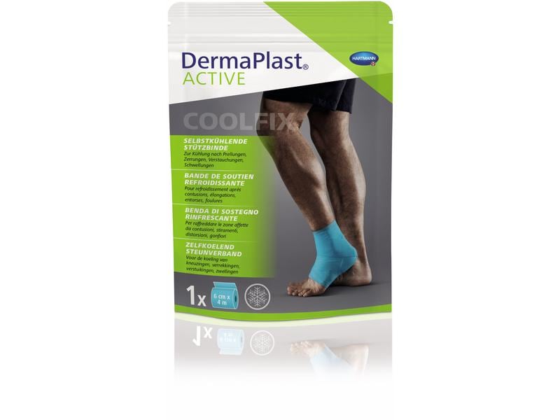 DermaPlast Active Coolfix Bandage blau